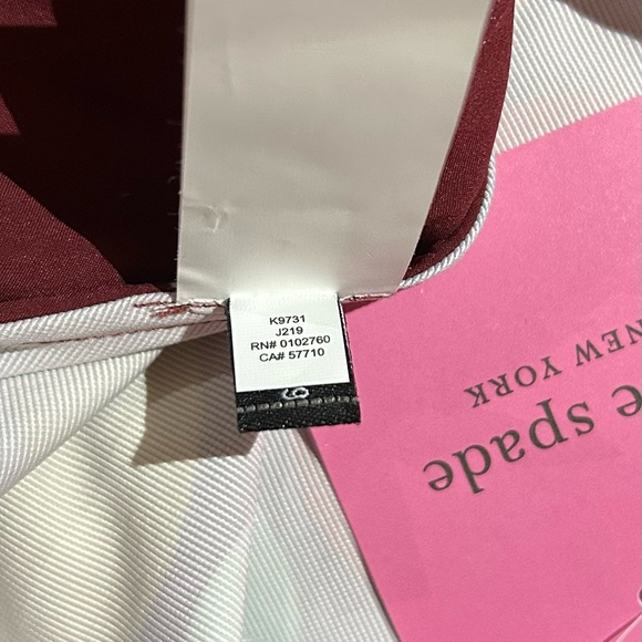 Kate Spade Sz L Skirt Dot Party Faille Midi Retro Pockets 60’s 70’s New - Picture 8 of 11